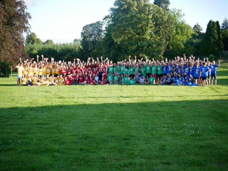 Motivated youngsters of many nationalities
